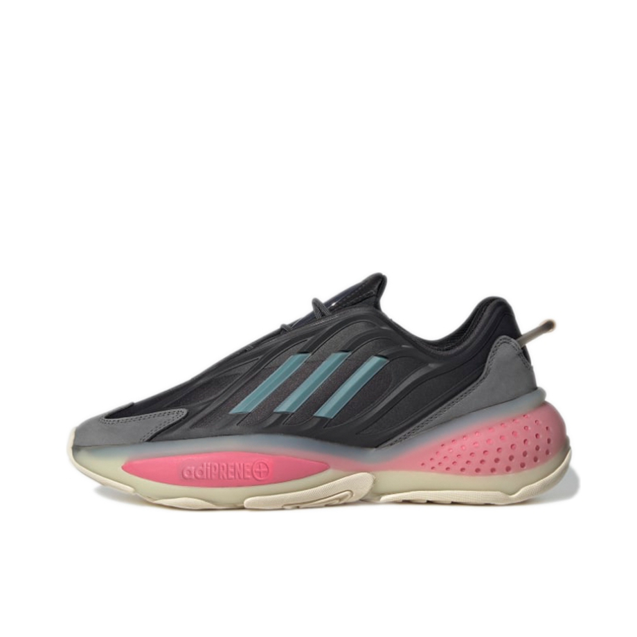 推荐商品：adidas originals Ozrah 运动休闲鞋 缓震回弹防滑耐磨舒适透气轻便百搭复古织物 黑色/粉色