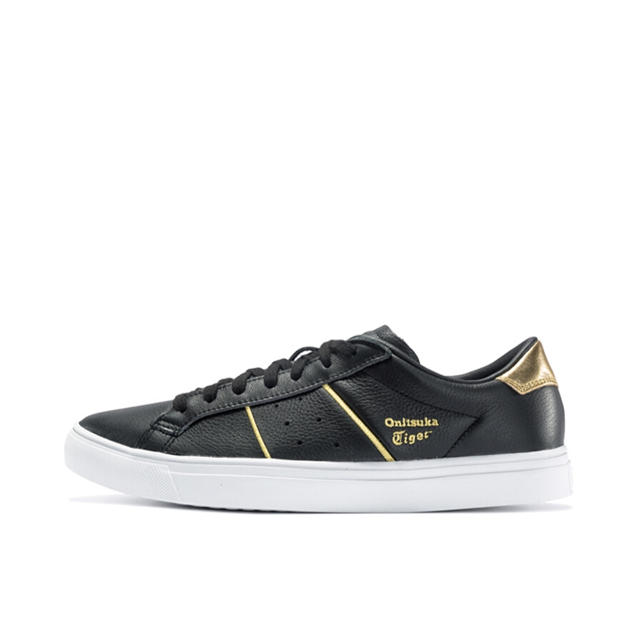 推荐商品：Onitsuka Tiger Lawnship 2.0 轻便平衡 透气舒适 防滑耐磨 复古潮流 包裹性 运动休闲鞋 Black 黑金白