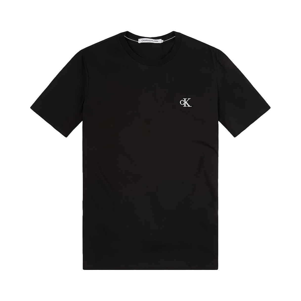 Calvin Klein 小logo印花透气宽松纯棉刺绣圆领短袖T恤 男女同款 J30J314544