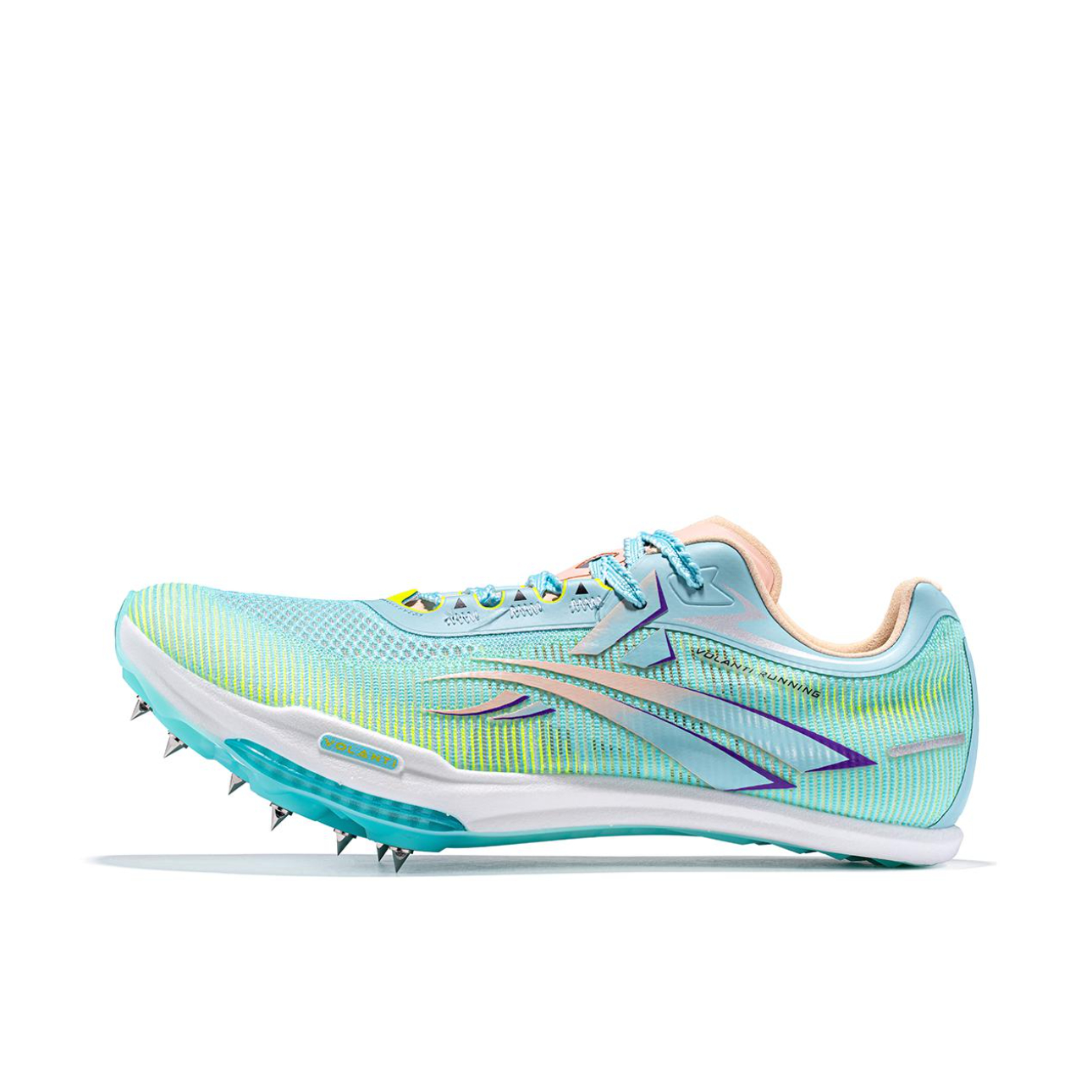 Volanti/沃兰迪 火箭气垫 全掌碳板 体考 田径 钉鞋 跑鞋 翡翠绿