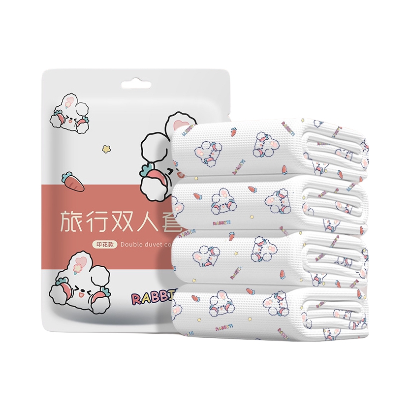 推荐商品：科万鸿 SMS无纺布 印花款 一次性床上用品隔脏便携 旅行出差一次性床单被罩