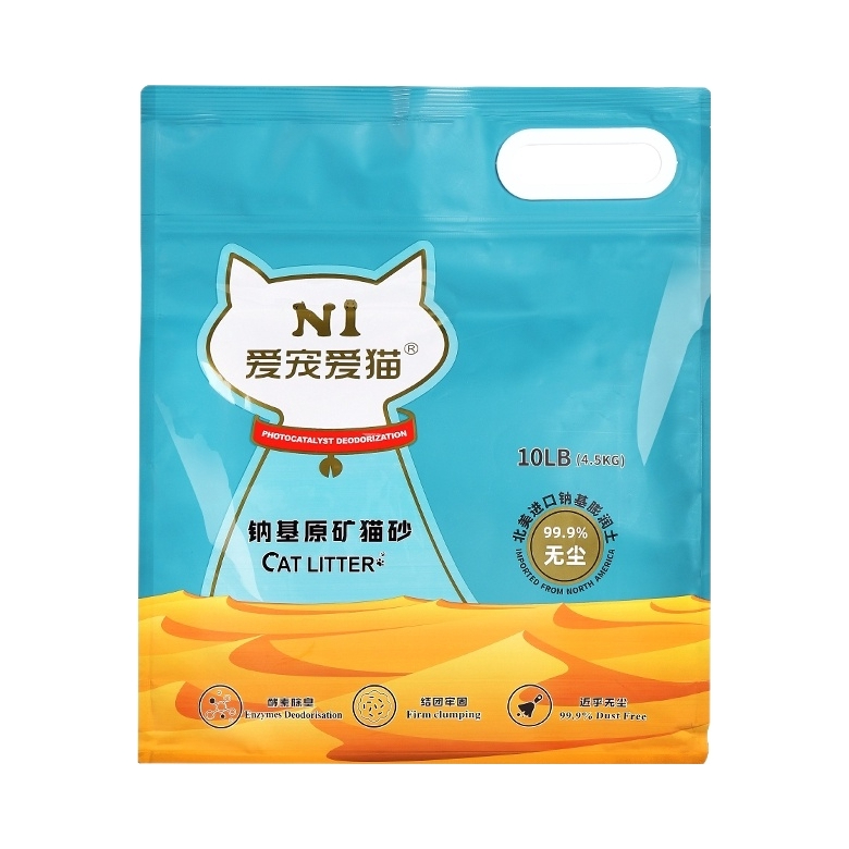 推荐商品：爱宠爱猫 钠基原矿猫砂进口低尘易结团矿石钠基矿石