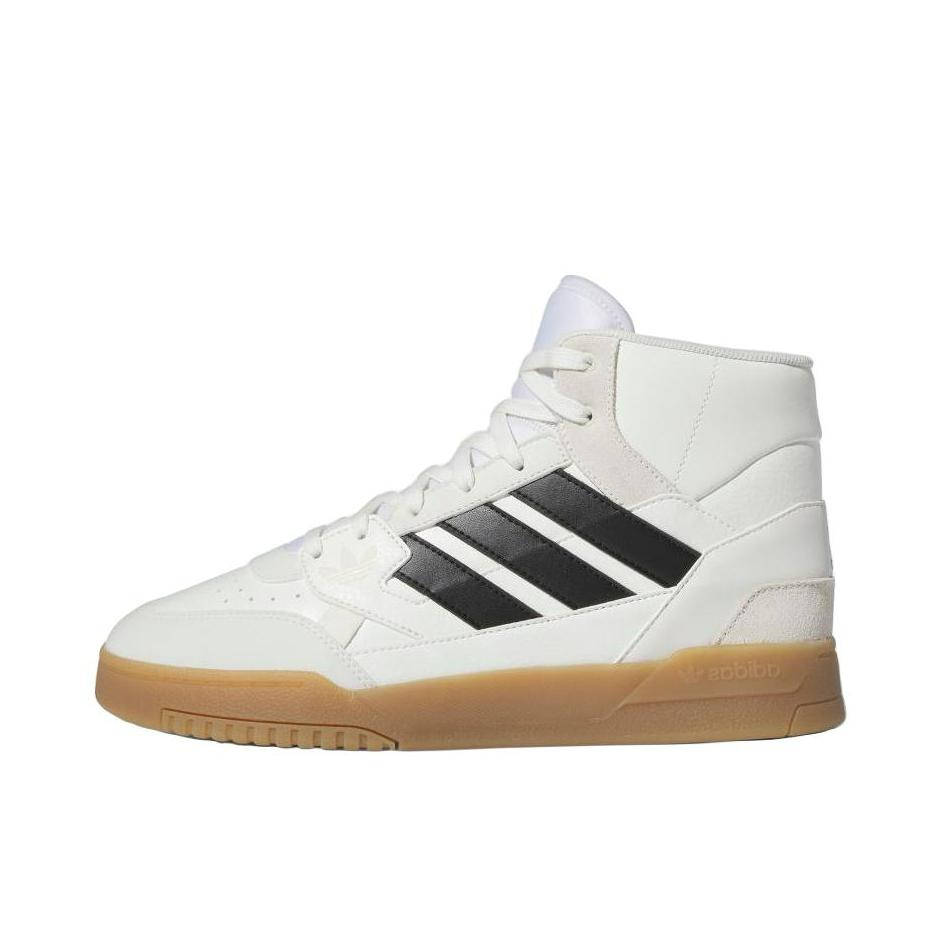 推荐商品：adidas Originals Drop Step 板鞋 复古耐磨透气舒适百搭 汉玉白/亮白/黑色