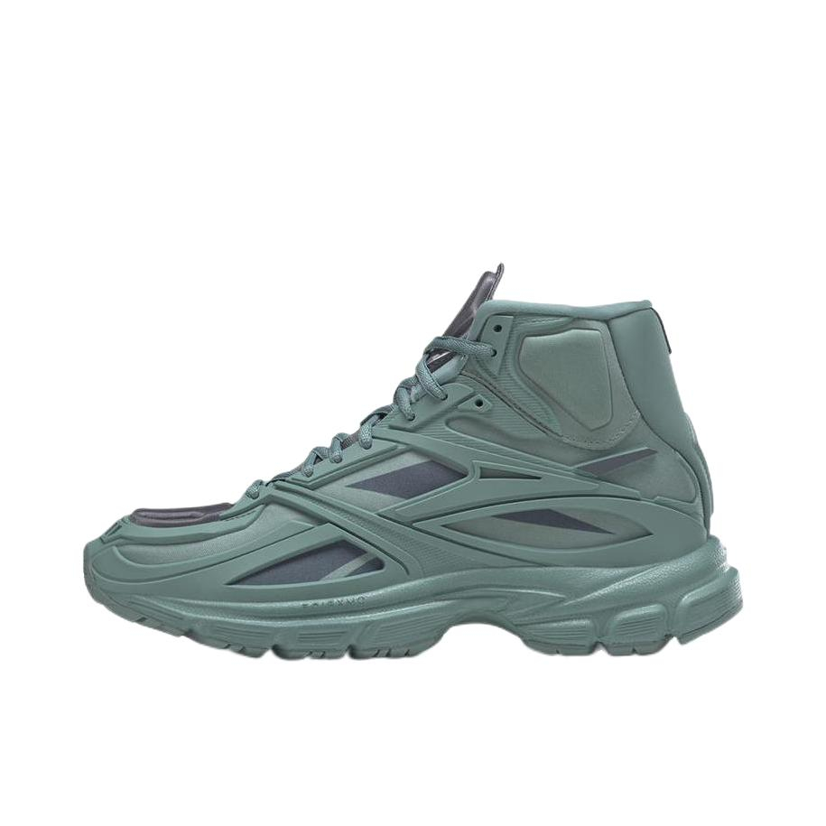 推荐商品：Reebok/锐步 Premier Road Modern 运动休闲鞋 经典复古时尚潮流舒适百搭防滑耐磨轻便透气网布包裹性圆头户外减震 绿色