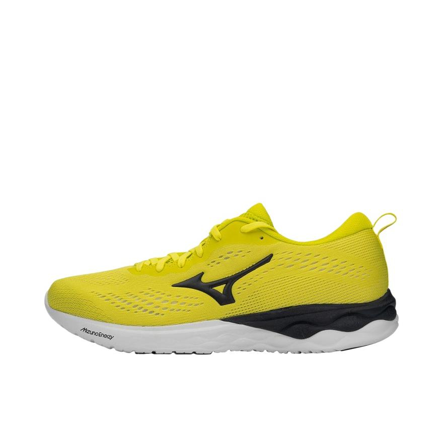 推荐商品：Mizuno/美津浓 Wave Revolt 2 耐磨 回弹 跑鞋 黄色/黑色