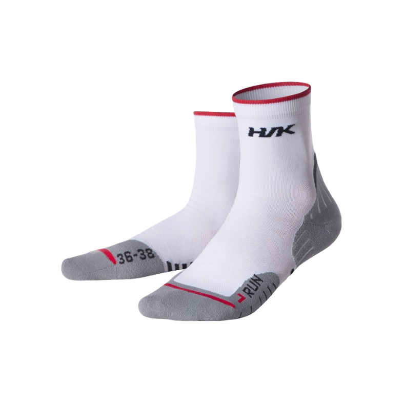 推荐商品：HNK/悍将 劲跑3.0全马拉松透气毛巾底吸汗排汗中短筒袜 JP301