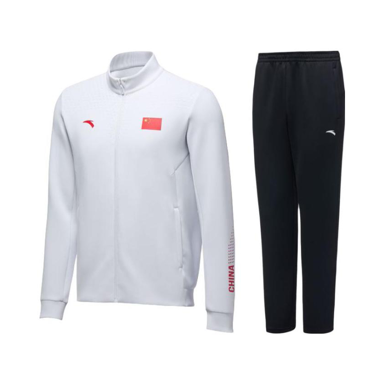 Anta 国旗 奥运国家队 男女中国代表团立领长袖运动训练服套装 45120101