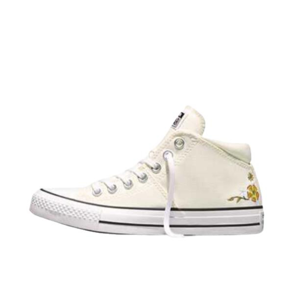 推荐商品：Converse/匡威 Chuck Taylor All Star 帆布鞋 常青款轻便防滑耐磨百搭复古圆头减震贴合高帮 高帮/女款/白鹭/泥季
