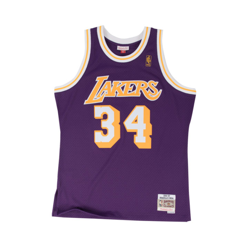 Mitchell Ness 奥尼尔 湖人队 34号球衣