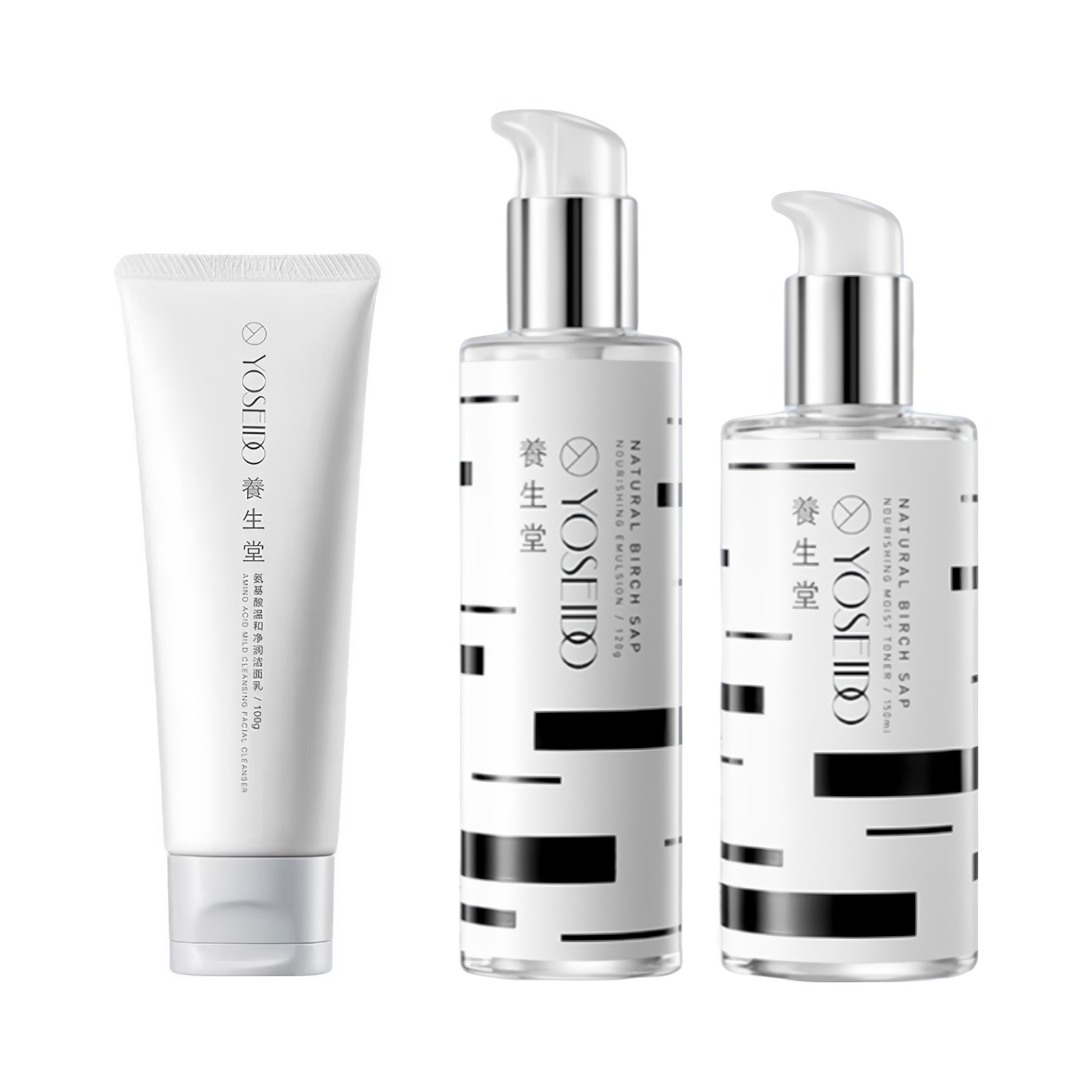 推荐商品：YOSEIDO/养生堂 白桦树汁护肤套装 保湿补水平衡水油