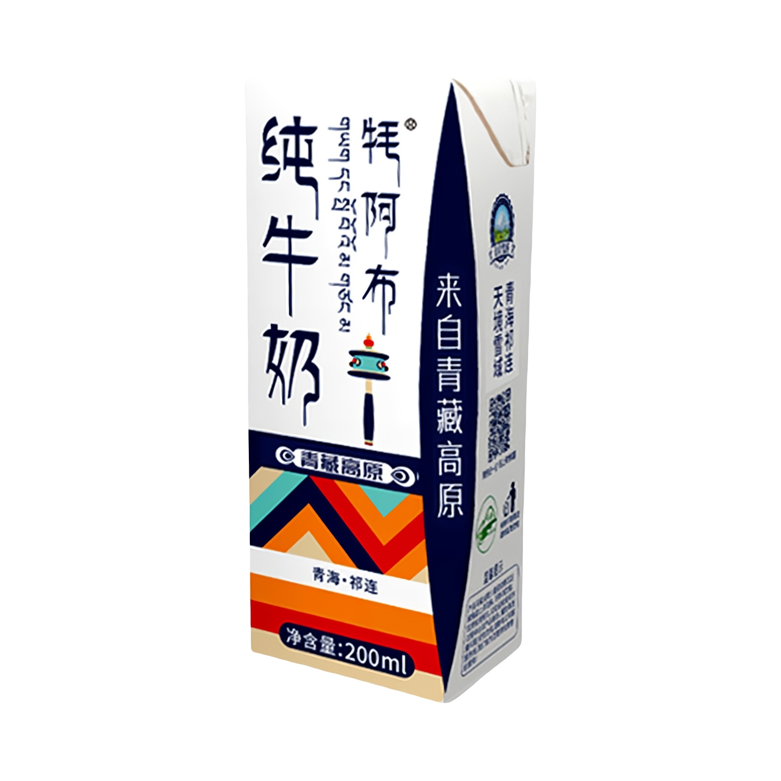 推荐商品：雪域天境 牦阿布纯牛奶 盒装