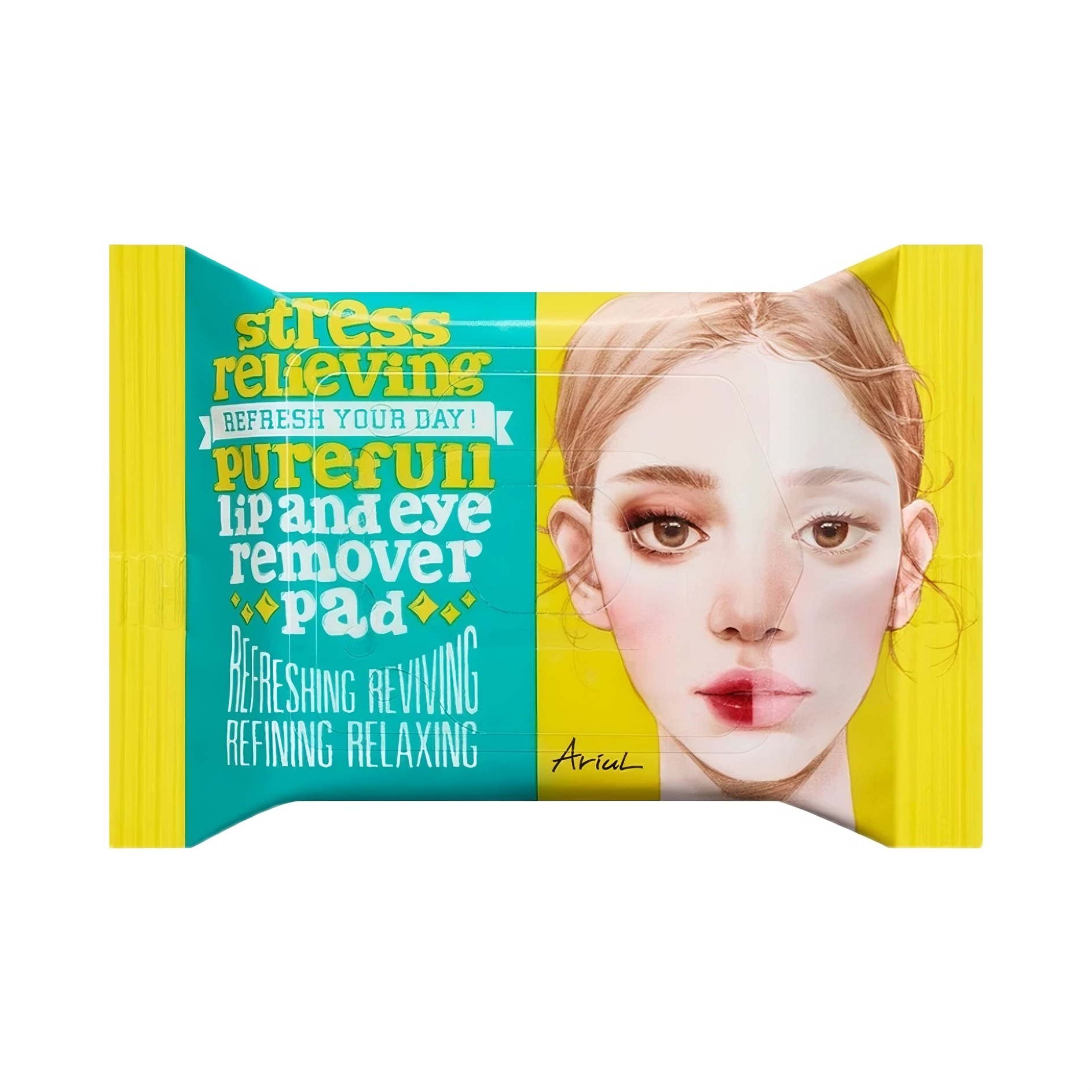 推荐商品：Ariul /艾藜儿 清洁卸妆湿巾卸妆棉片 眼唇脸专用三合一