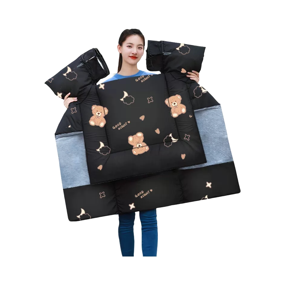 推荐商品：护航 加绒保暖 印花防水 电动车挡风被