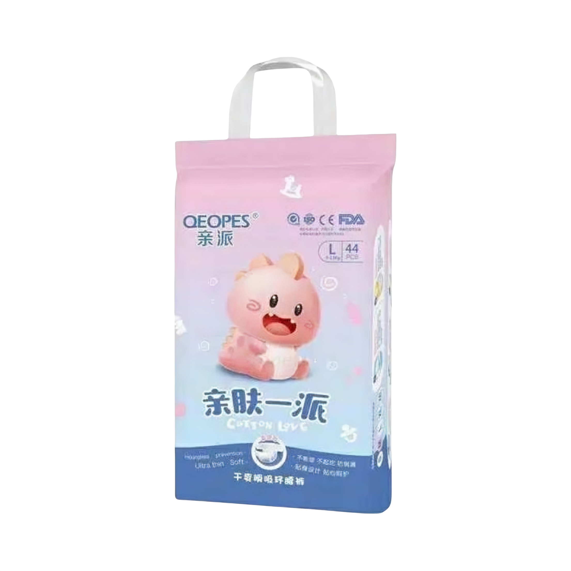 推荐商品：亲派 亲肤系列纸尿裤L码 尿不湿