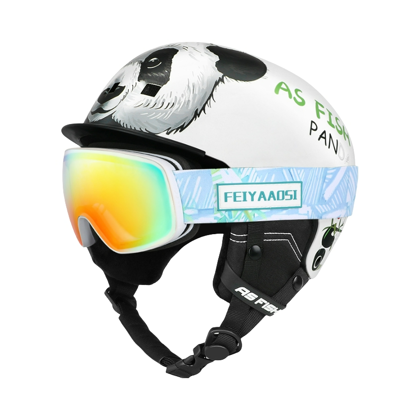 推荐商品：FEIYAAOSI/菲亚奥斯 一体式 滑雪头盔 XK236