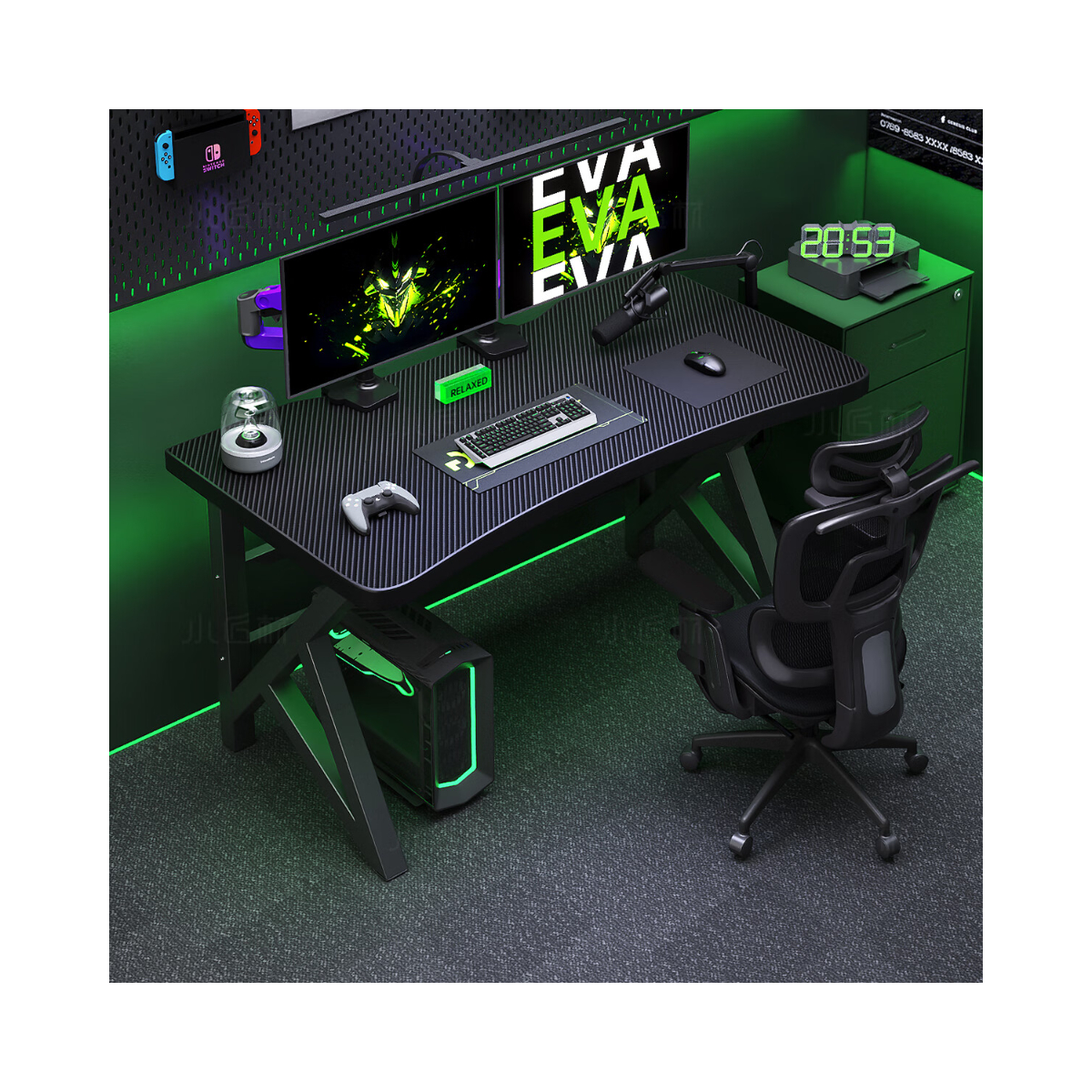 推荐商品：小匠材 书房系列 经典款 人造板 电竞桌