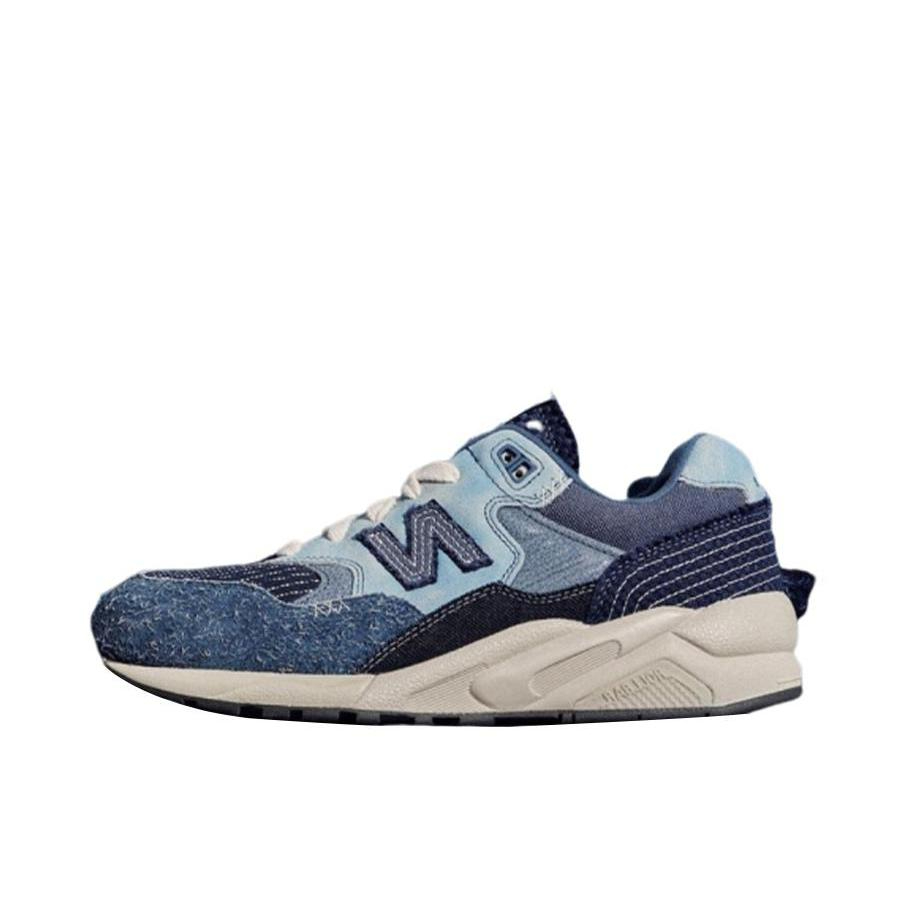 推荐商品：New Balance 580 潮流复古 减震防滑 轻便透气 耐磨 舒适 织物 低帮百搭 运动休闲鞋 蓝色