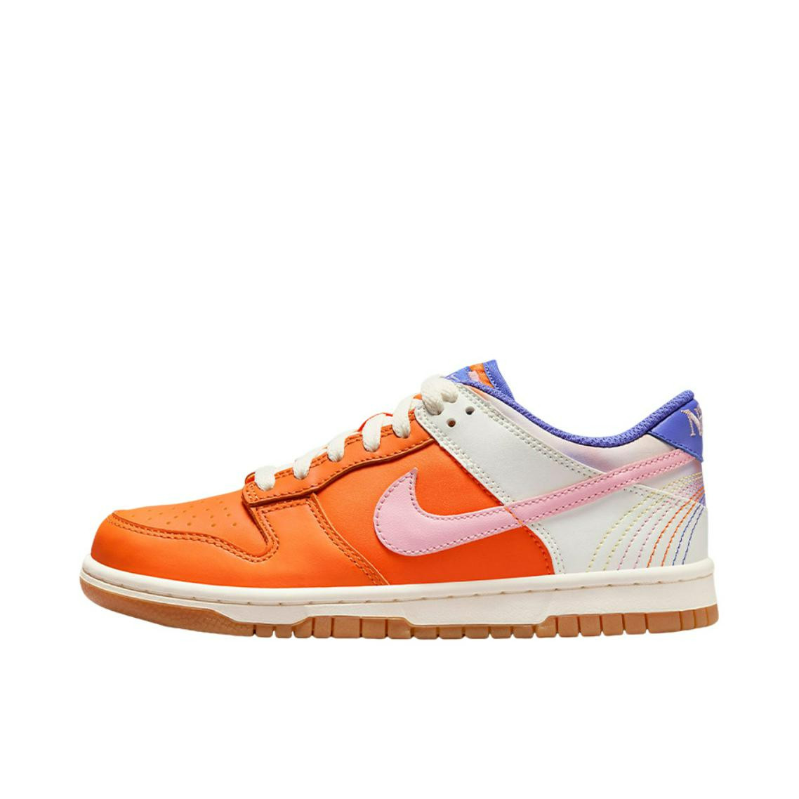推荐商品：Nike Dunk 板鞋 经典复古百搭 橙色/白色/蓝色