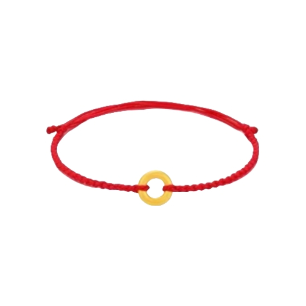 推荐商品：中国黄金 平安扣足金脚链 ZJJL001