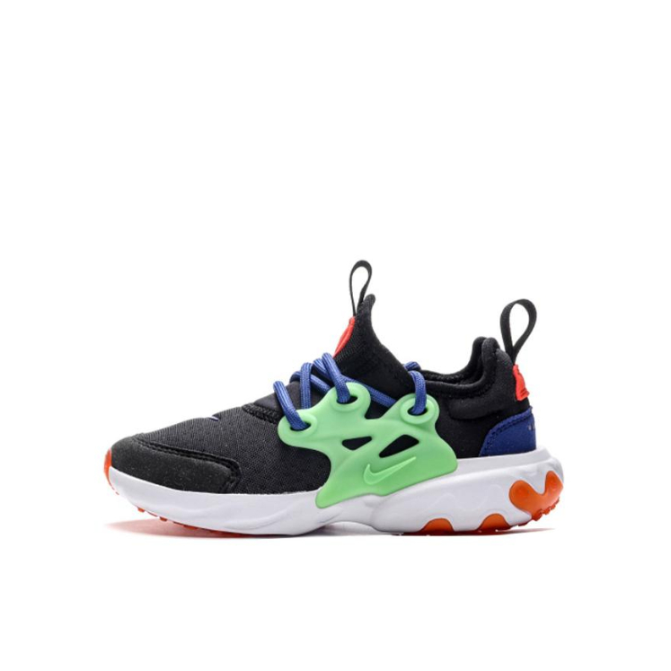 推荐商品：Nike React Presto 轻便透气 耐磨 童鞋 小童/黑色/绿色/白色