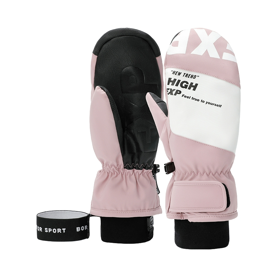 推荐商品：HIGH EXPERIENCE 防水耐磨 保暖加绒 滑雪手套 HE6002