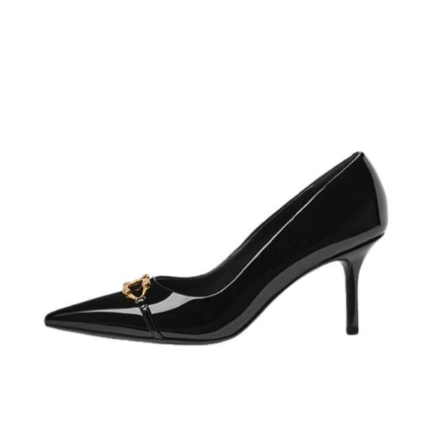 推荐商品：CHARLES&KEITH 高跟鞋 尖头气质潮流 CK1-60580351 黑色