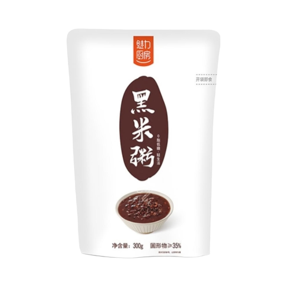 推荐商品：魅力厨房 速食粥 300g 袋装 开袋即食早餐露营无糖方便野营代餐免煮