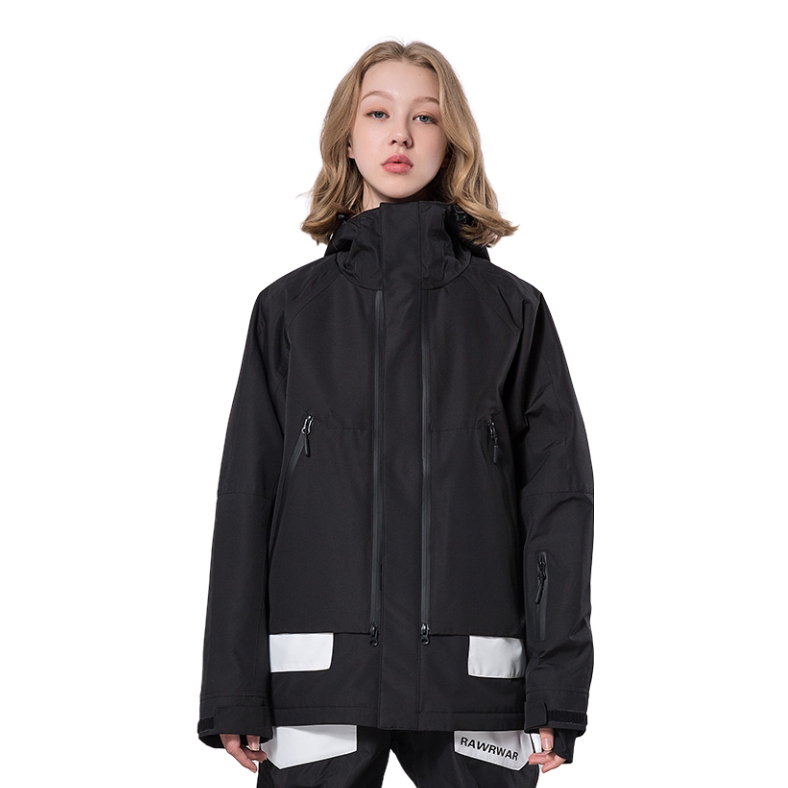 推荐商品：MUTUSNOW/牧途雪  户外防风防水耐磨单板滑雪服 男女同款 524 黑/女