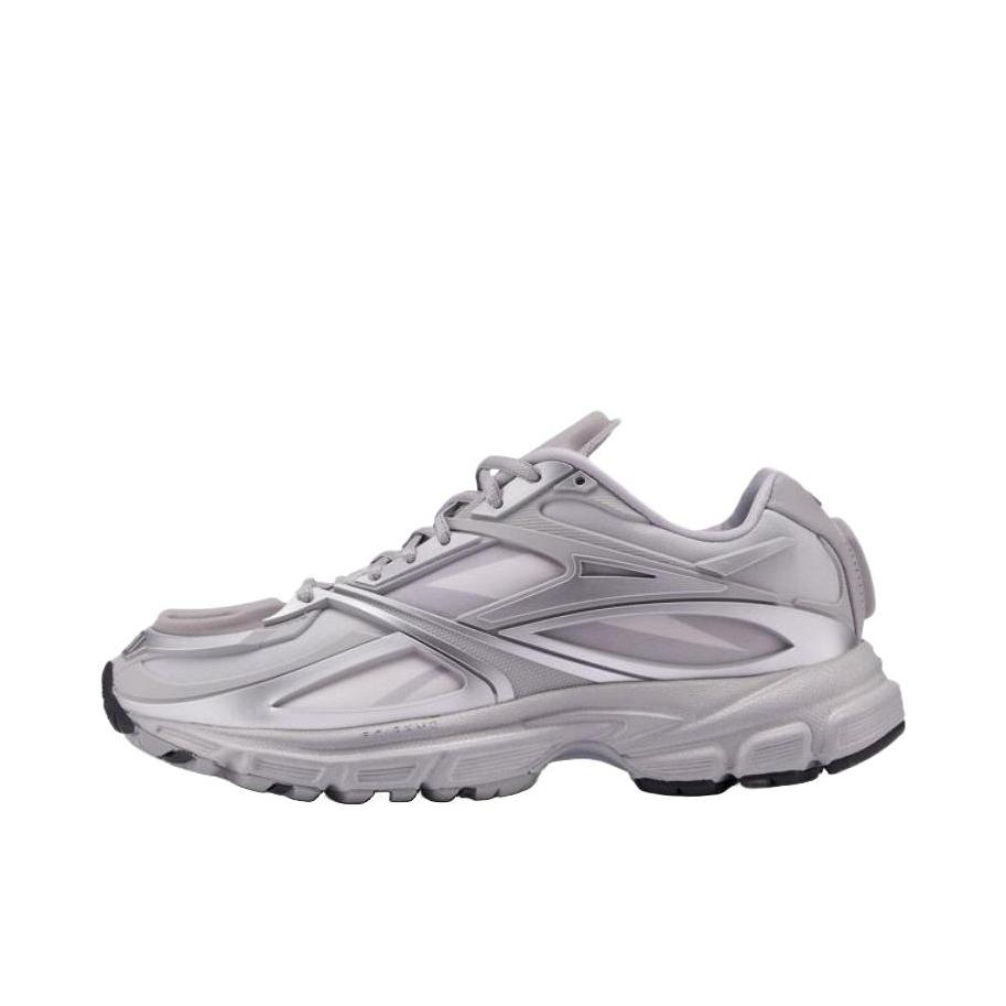 推荐商品：Reebok/锐步 Premier Road Modern 运动休闲鞋 经典复古时尚潮流舒适百搭防滑耐磨轻便透气网布包裹性圆头户外减震 银色