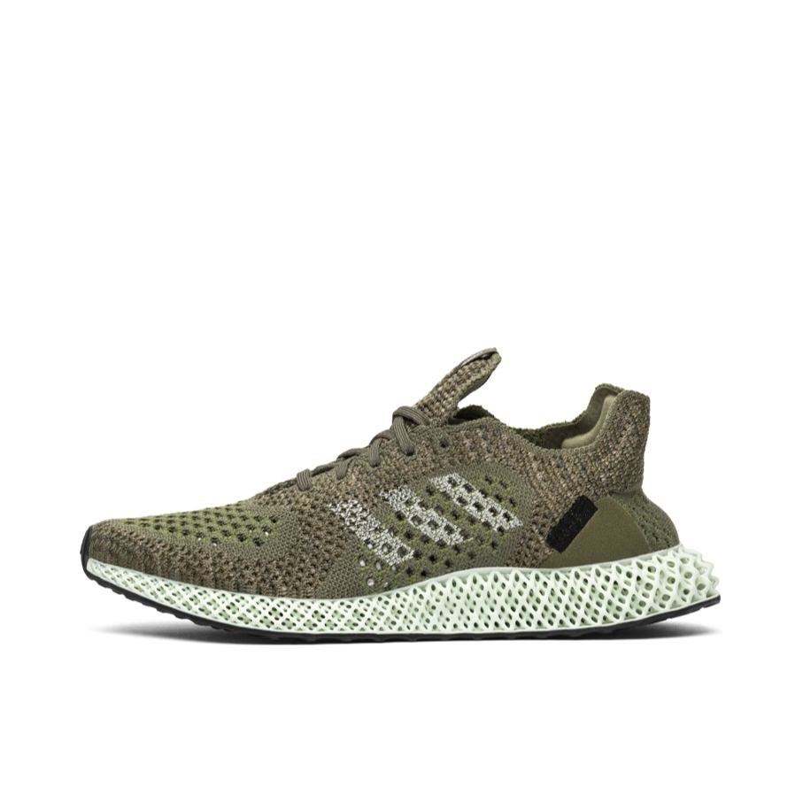 推荐商品：adidas FutureCraft 4D Print 防滑耐磨 舒适透气 减震轻便 百搭时尚 碳板 织物 跑鞋 Foot Patrol 军绿