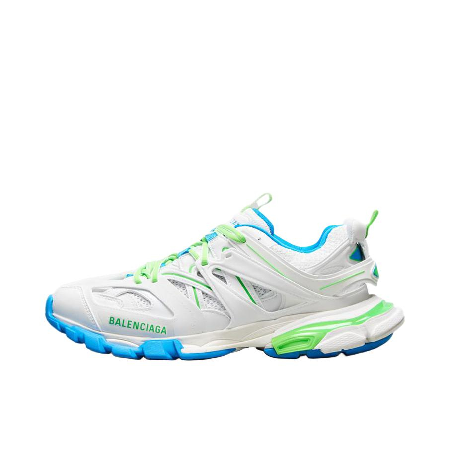 推荐商品：Balenciaga 巴黎世家 Track 1.0系列 轻便 时尚 包裹性 织物 休闲运动鞋 老爹鞋 女款/白色/绿色/蓝色