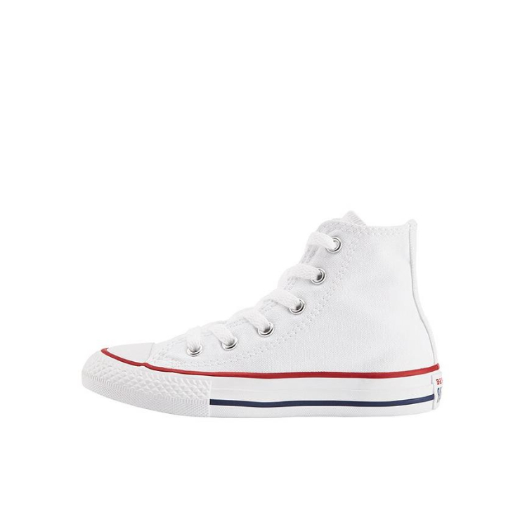 推荐商品：Converse/匡威 Chuck Taylor All Star 魔术贴 休闲时尚 防滑耐磨 易穿脱 帆布鞋儿童 小童/高帮/白色