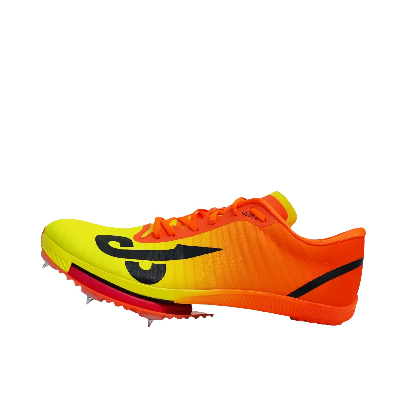 推荐商品：派燃烧 GTS1.0 碳板 田径比赛 弹射起步 厚底 防滑耐磨 减震透气 短跑 钉鞋 跑鞋 橘色/黄色