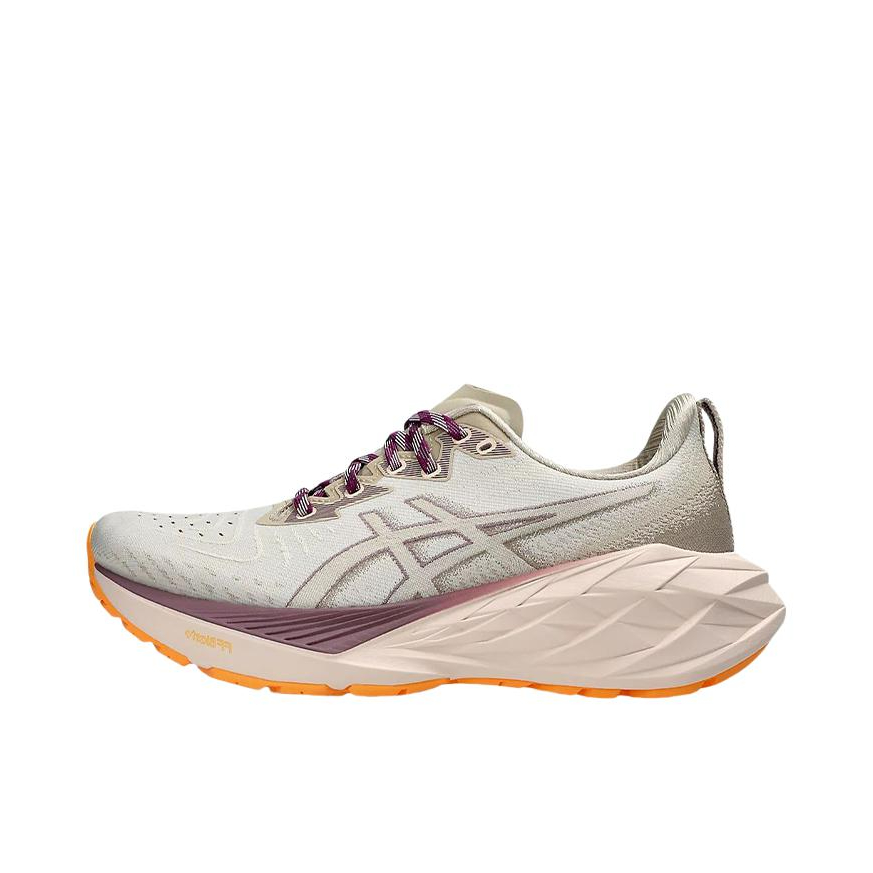 推荐商品：Asics/亚瑟士 Novablast 4 跑鞋 防滑耐磨缓震回弹舒适排汗透气织物长跑夜跑 女款/自然沐浴/珍珠粉