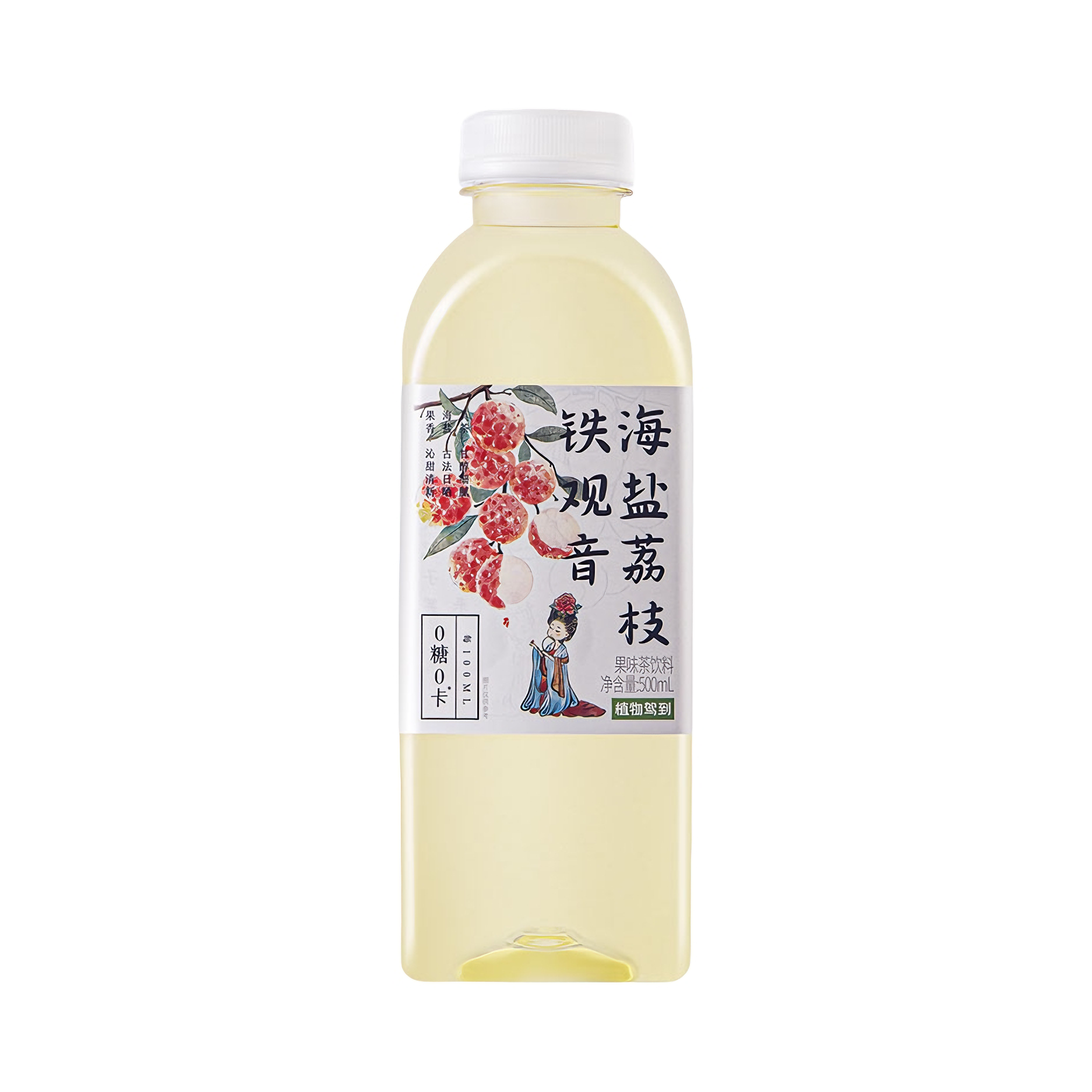 推荐商品：植物驾到 海盐荔枝铁观音 500ml 瓶装