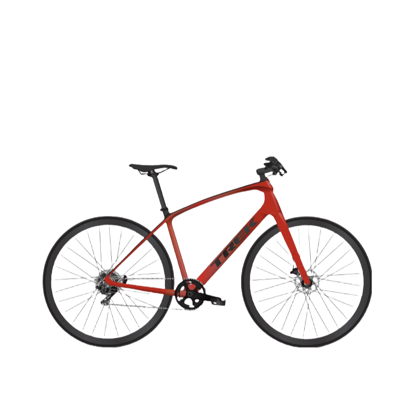推荐商品：TREK/崔克 FX S 4 禧玛诺 GUES U6000 多速别 碳纤维 平把 砾石 通勤 公路车