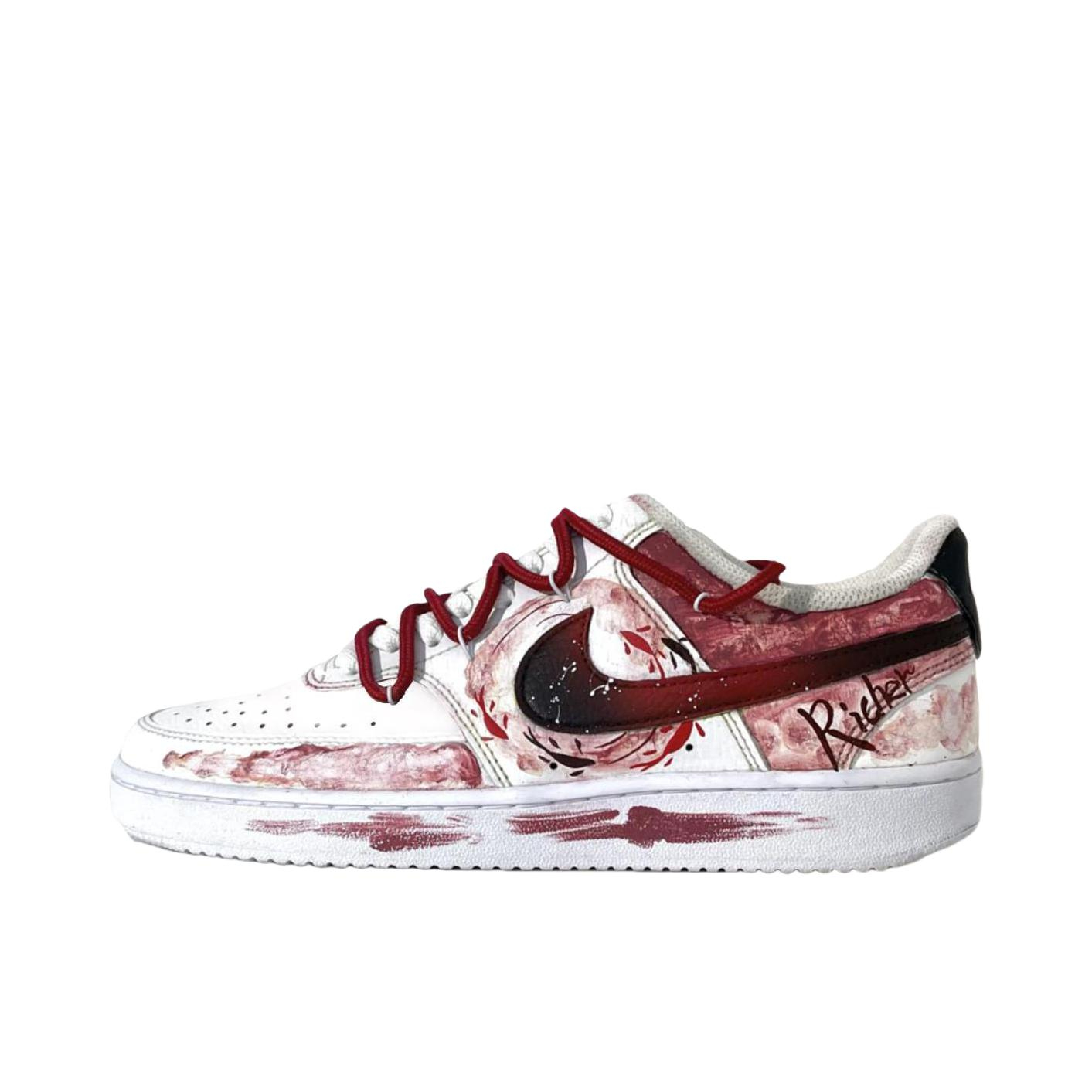 推荐商品：【定制球鞋】 Nike Court Vision 1 板鞋 防水美式简约防滑减震复古 马年限定/游鱼惊鸿