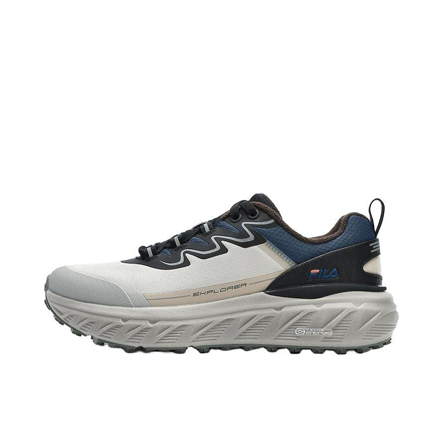推荐商品：FILA/斐乐 BOA EXPLORER 探险家 防滑耐磨 舒适 运动休闲 户外鞋 徒步鞋 银灰/黑咖啡