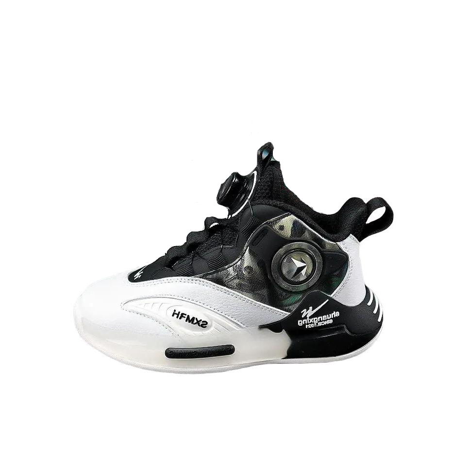 推荐商品：双星 纽扣 防滑 耐磨 儿童篮球鞋 15085防水网面软底秋冬  小童/白色/黑色