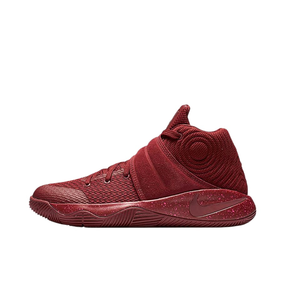 推荐商品：Nike Kyrie 2 欧文 篮球鞋 减震回弹实战轻便防滑耐磨舒适百搭圆头中帮 Red Velvet 全红色