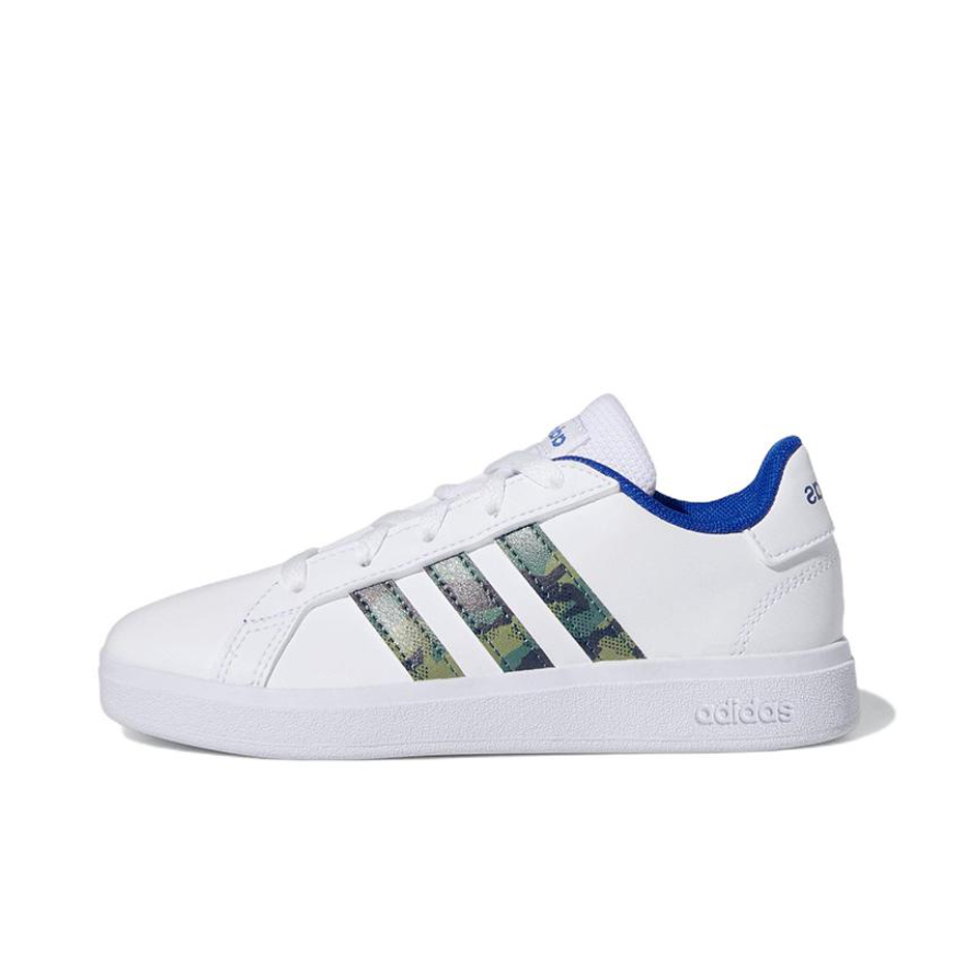 推荐商品：adidas NEO Grand Court 2.0 板鞋 防滑耐磨舒适透气时尚百搭轻运动贴合 大童/白色/棕色/绿色