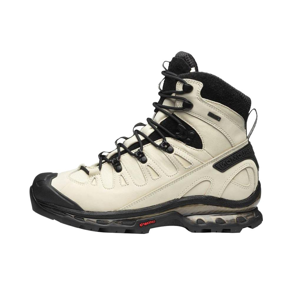 推荐商品：Salomon/萨洛蒙 XT-Quest 3 4D 防水 减震回弹 稳定抓地 透气 织物 户外鞋 登山鞋 米色/黑色