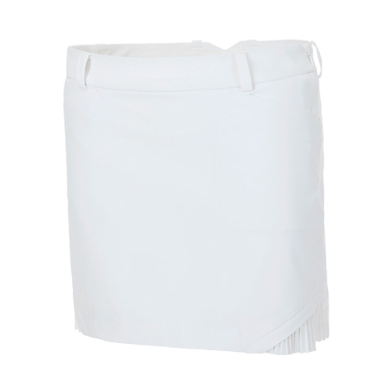 推荐商品：HONMA 舒适休闲百褶半身短裙 女装 HWIC902R615 漂白