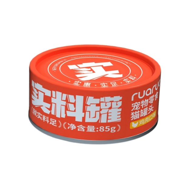 推荐商品：ruarua 鸡肉味猫零食罐头营养补水猫咪零食