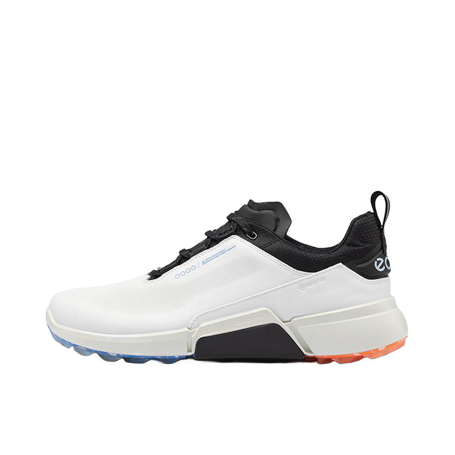 推荐商品：ECCO/爱步 GOLF BIOM H4 健步 防滑耐磨 减震舒适 防水 织物 透气耐穿 软底 高尔夫 运动休闲 跑鞋 白色/黑色