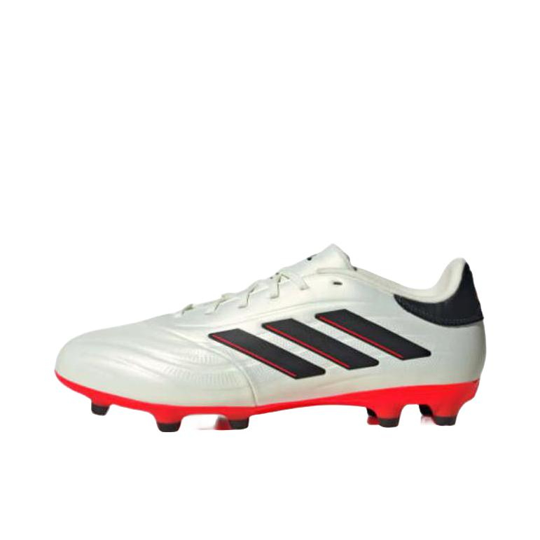 推荐商品：adidas Copa Pure 2 League FG 中端 胶质长钉 天然草地 防滑耐磨支撑 足球鞋 银色/红色