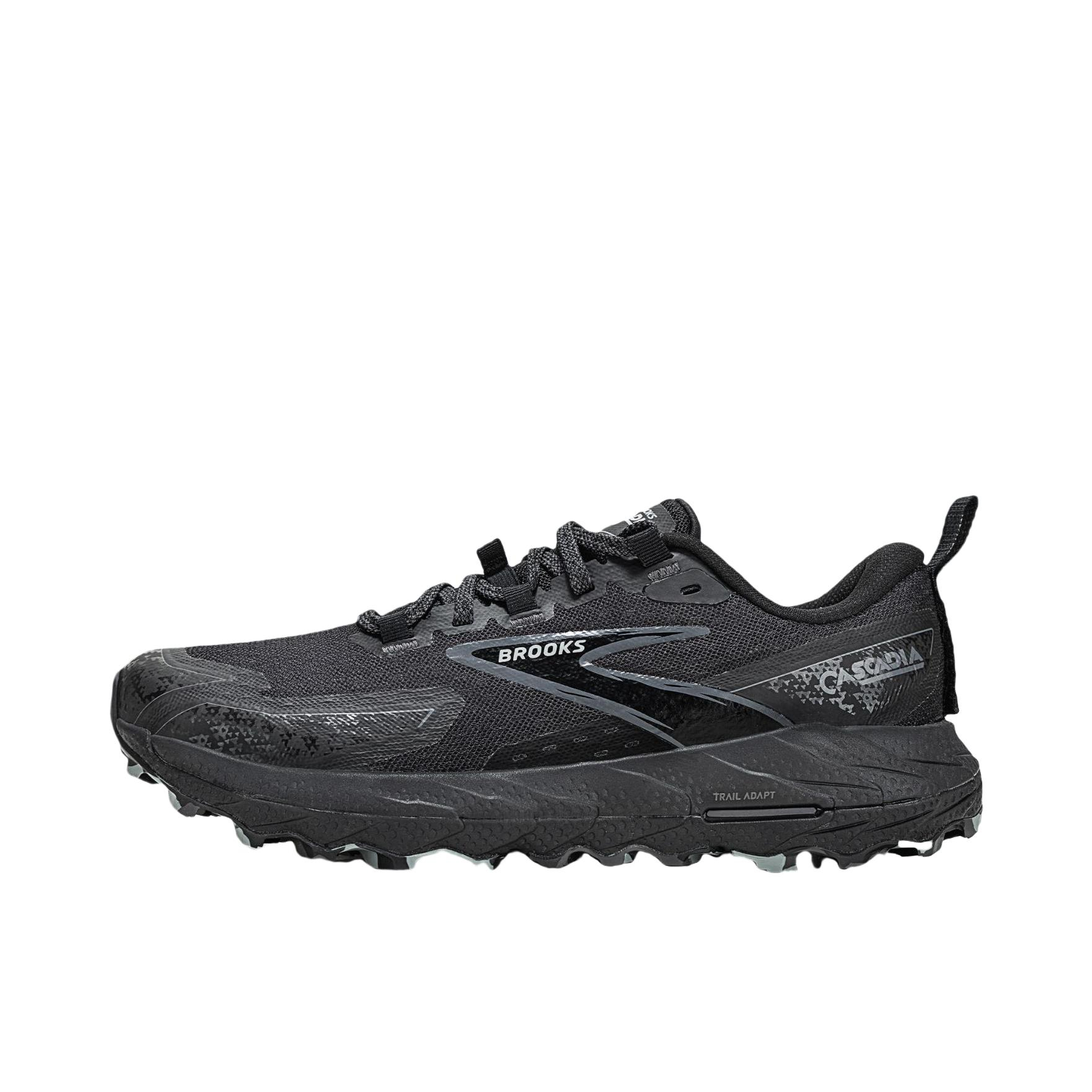 推荐商品：Brooks/布鲁克斯 Cascadia 山岩 17 舒适减震 防滑耐磨 轻便透气 百搭 跑鞋 女款/黑色/灰色 