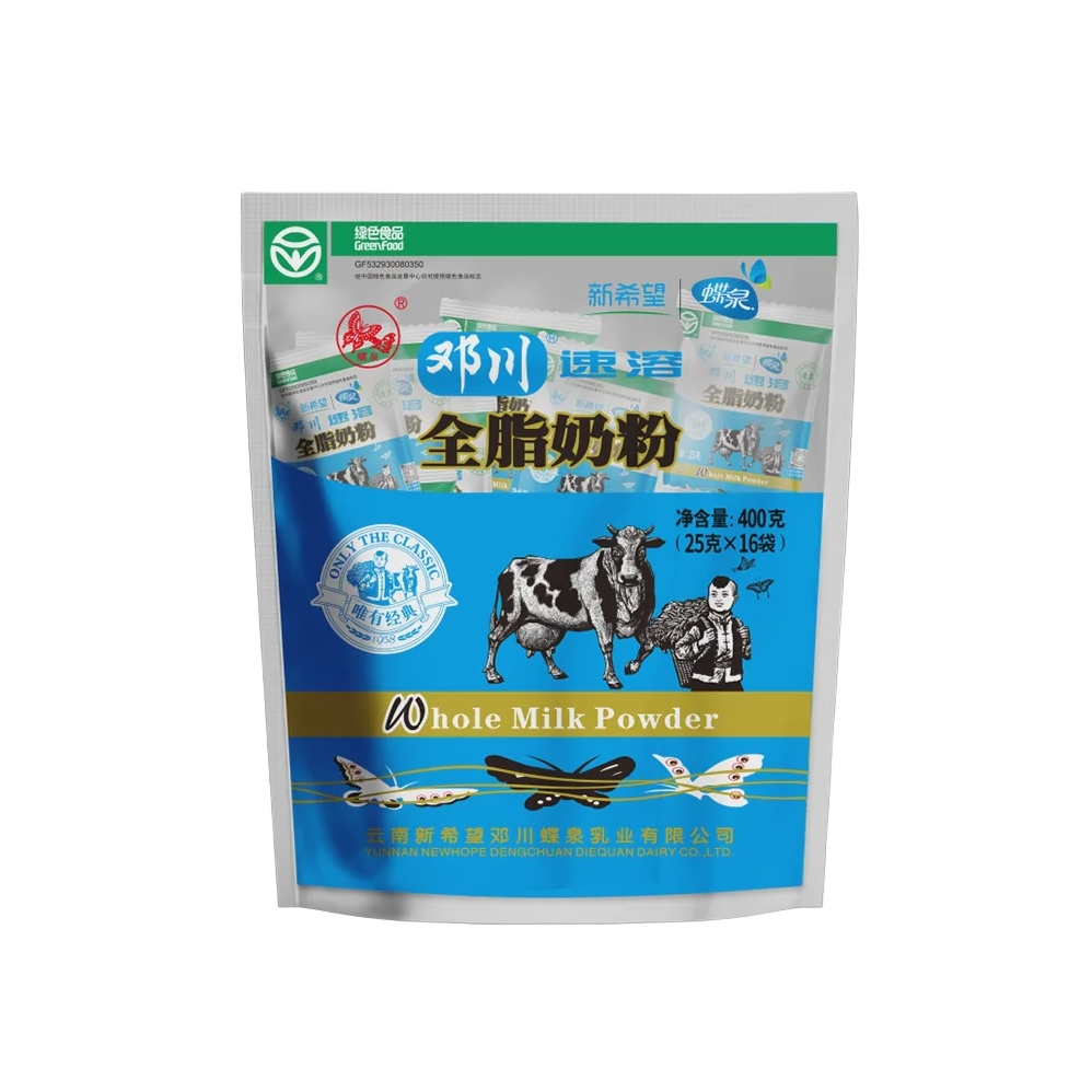 推荐商品：蝶泉 全脂奶粉 袋装