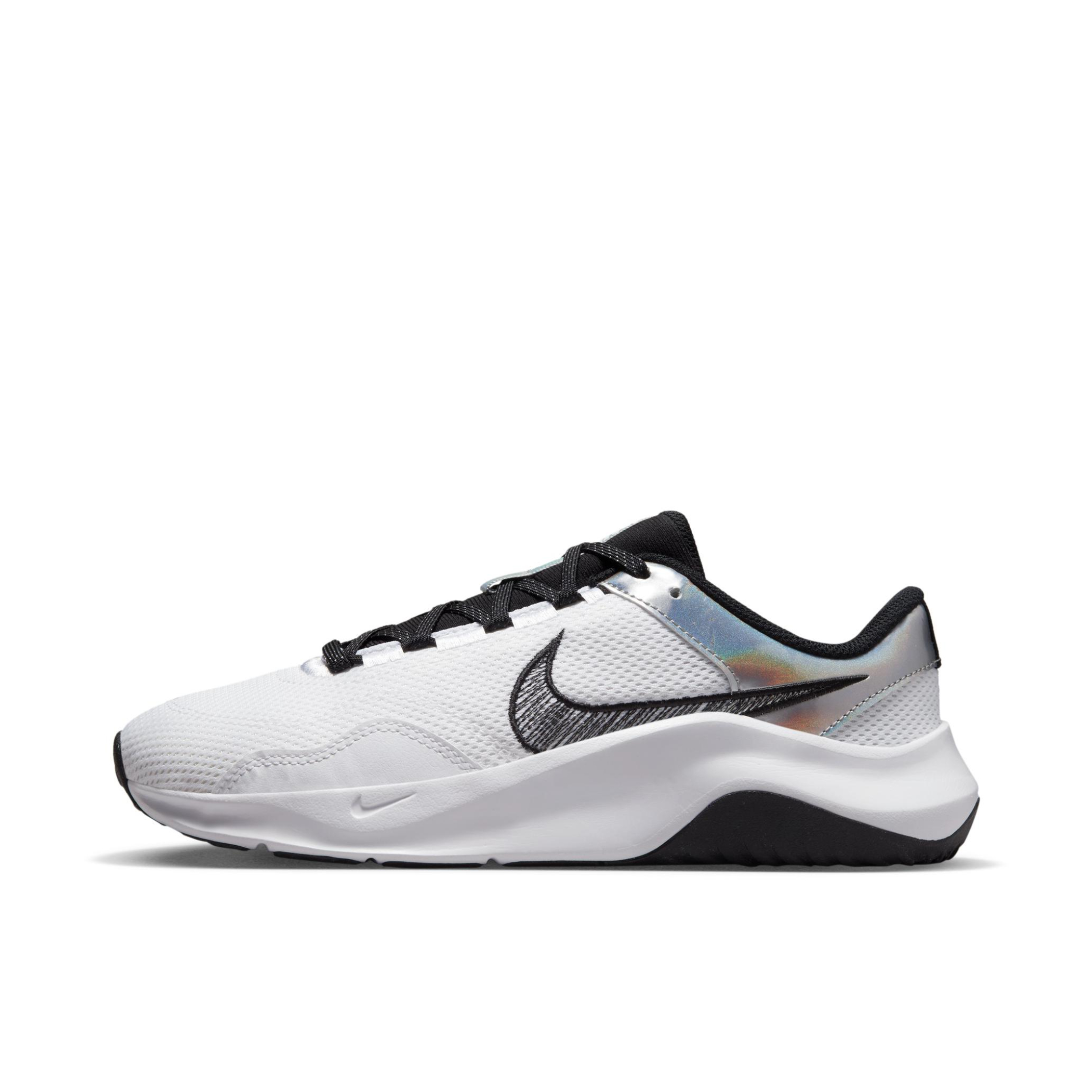 推荐商品：Nike Legend Essential 3 舒适减震 防滑耐磨 轻便透气 复古百搭 休闲鞋 女款/白色/黑色