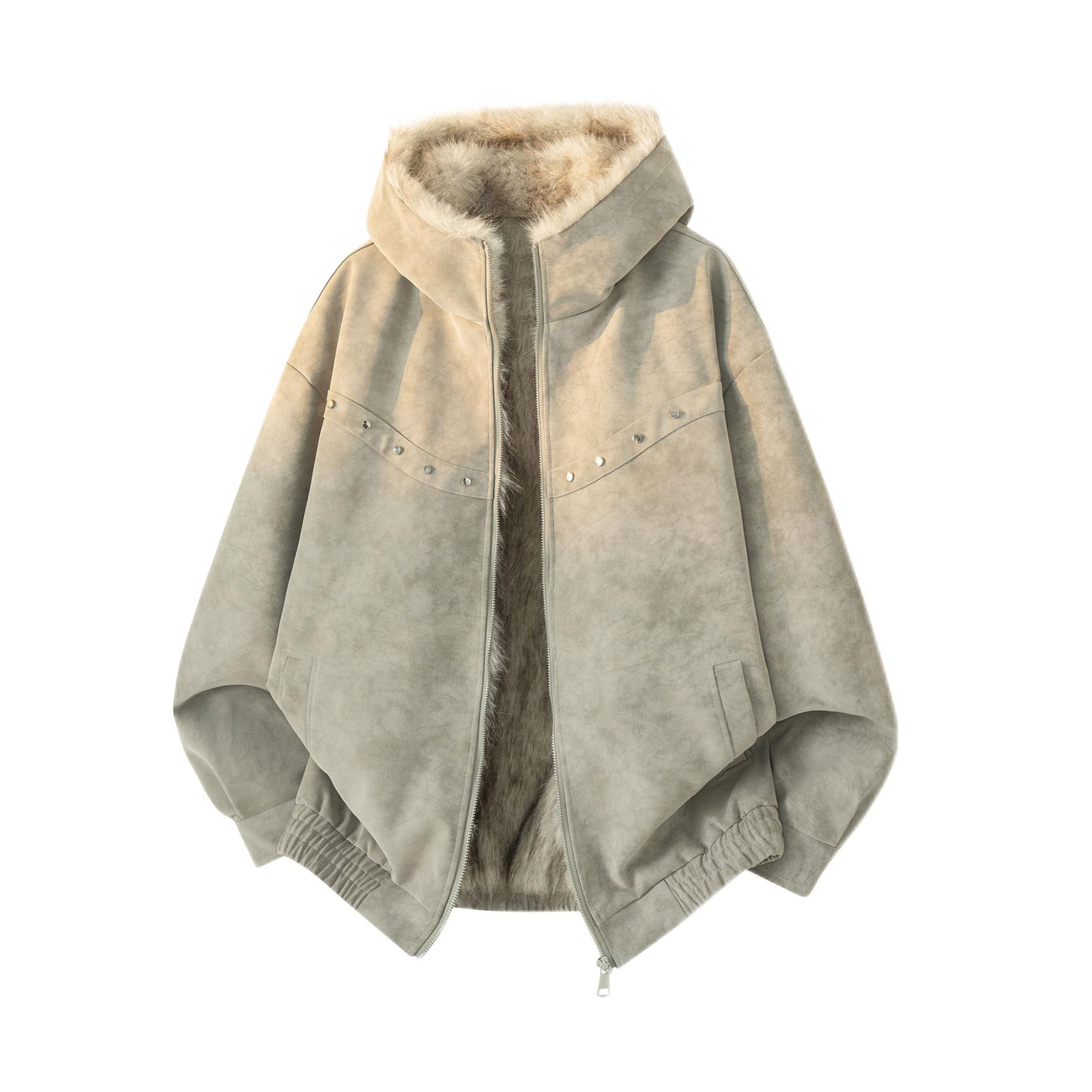 推荐商品：PAEFA 透气亲肤保暖长袖棉服 PA-9052 灰